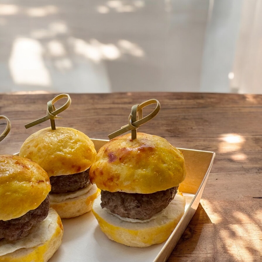 《預購》🌟迷你牛肉堡🌟造型鮮食🌟寵物可食用🌟採手工製作