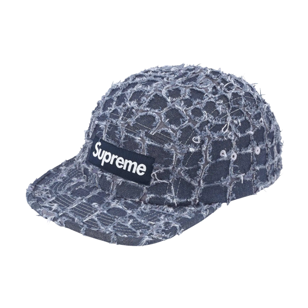 Supreme 25SS Frayed Croc Denim Camp Cap| FLOMMARKET
