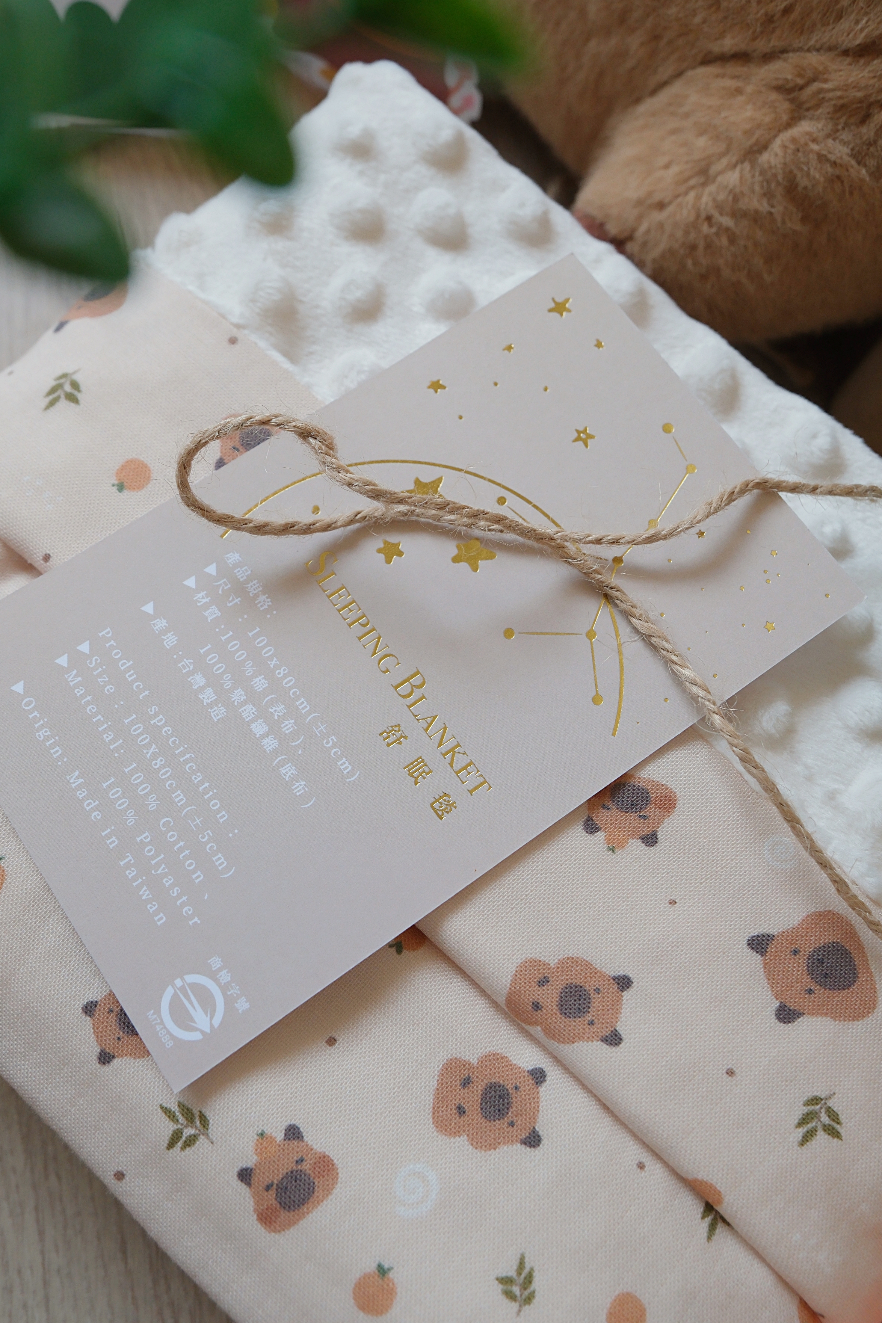 Hi Y.P store-舒眠毯-獨家設計款-卡皮巴拉