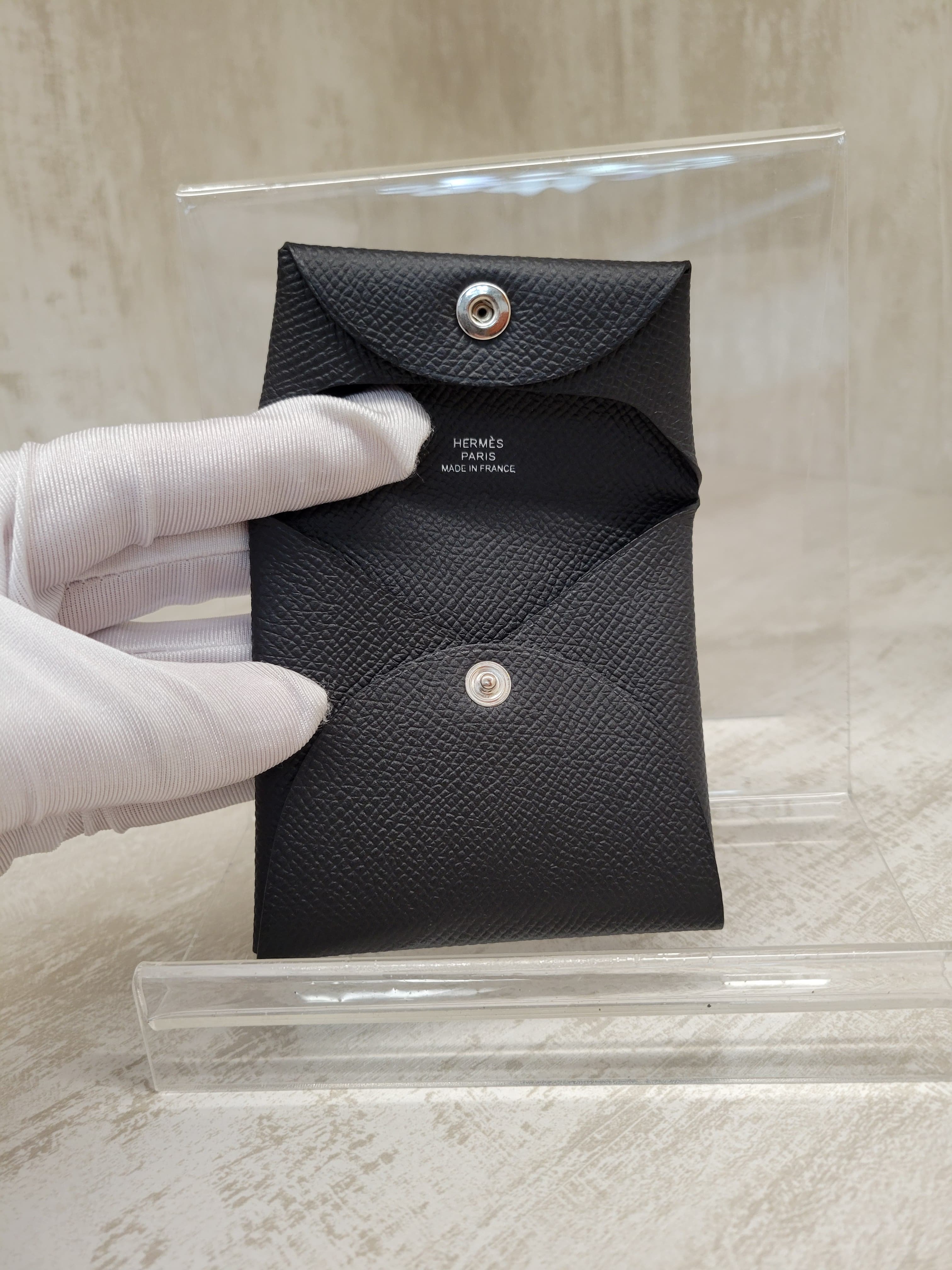 Hermes Bastia noir EPSOM 黑 零錢包