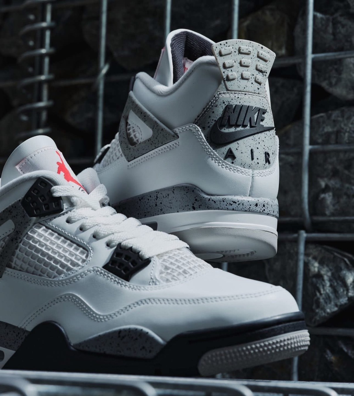 預購  air jordan 4 retro og white cement
