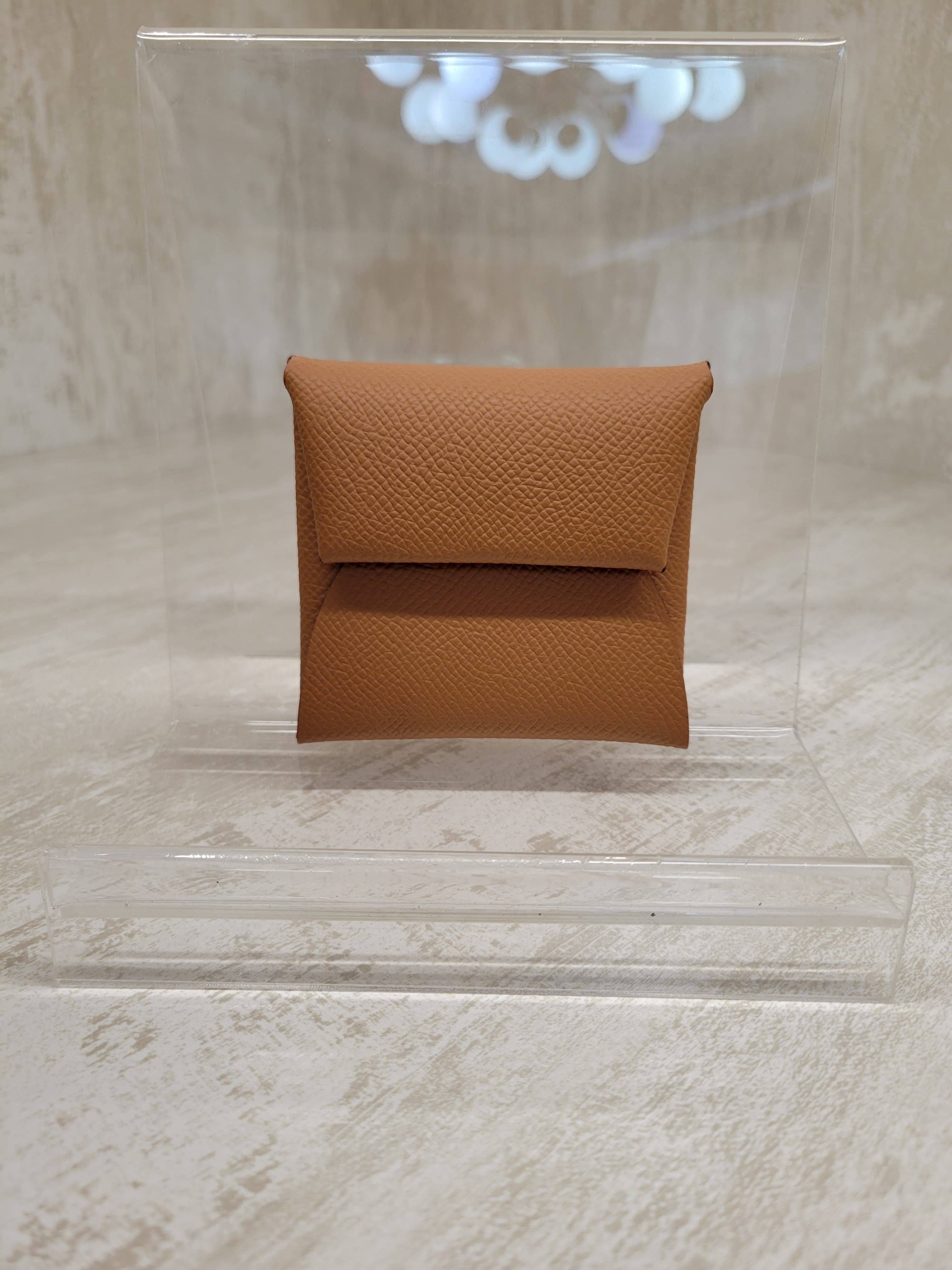 Hermes Bastia GOLD EPSOM 金棕 零錢包