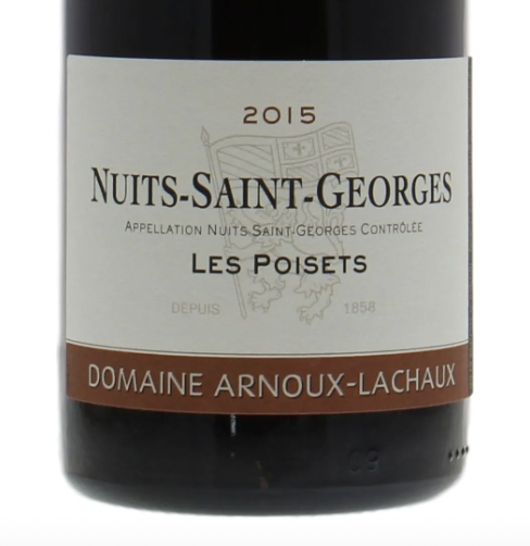 Arnoux-Lachaux Nuits-Saint-Georges Les Poisets 2015