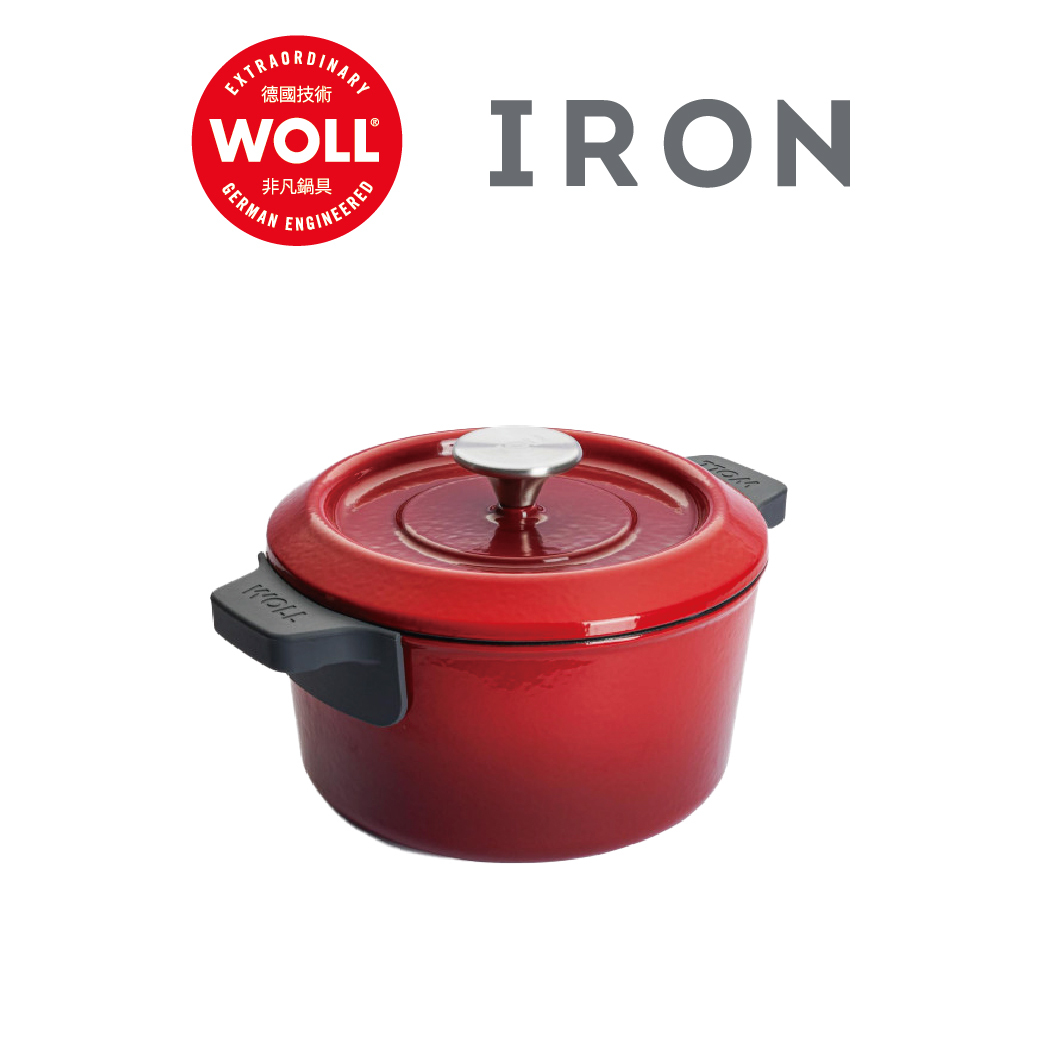 WOLL 琺瑯鑄鐵系列 - 20cm/2.9L 琺瑯鑄鐵雙耳小湯鍋(連蓋)