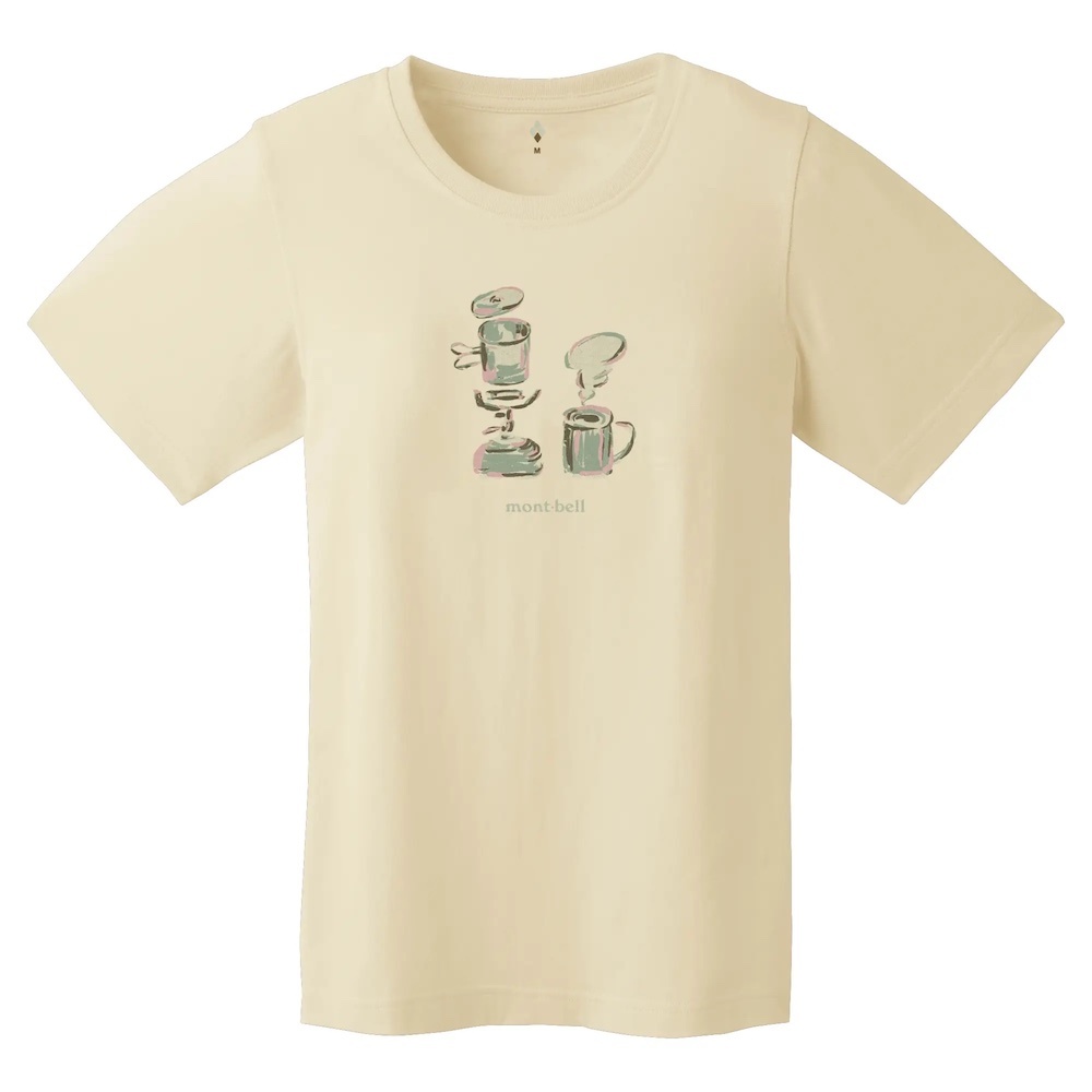 Mont-bell Wickron T Women's 女款 短袖排汗衣 快乾排汗T恤 (COFFEE BREAK) 1114856-IV 象牙白 [HappyOutdoor]