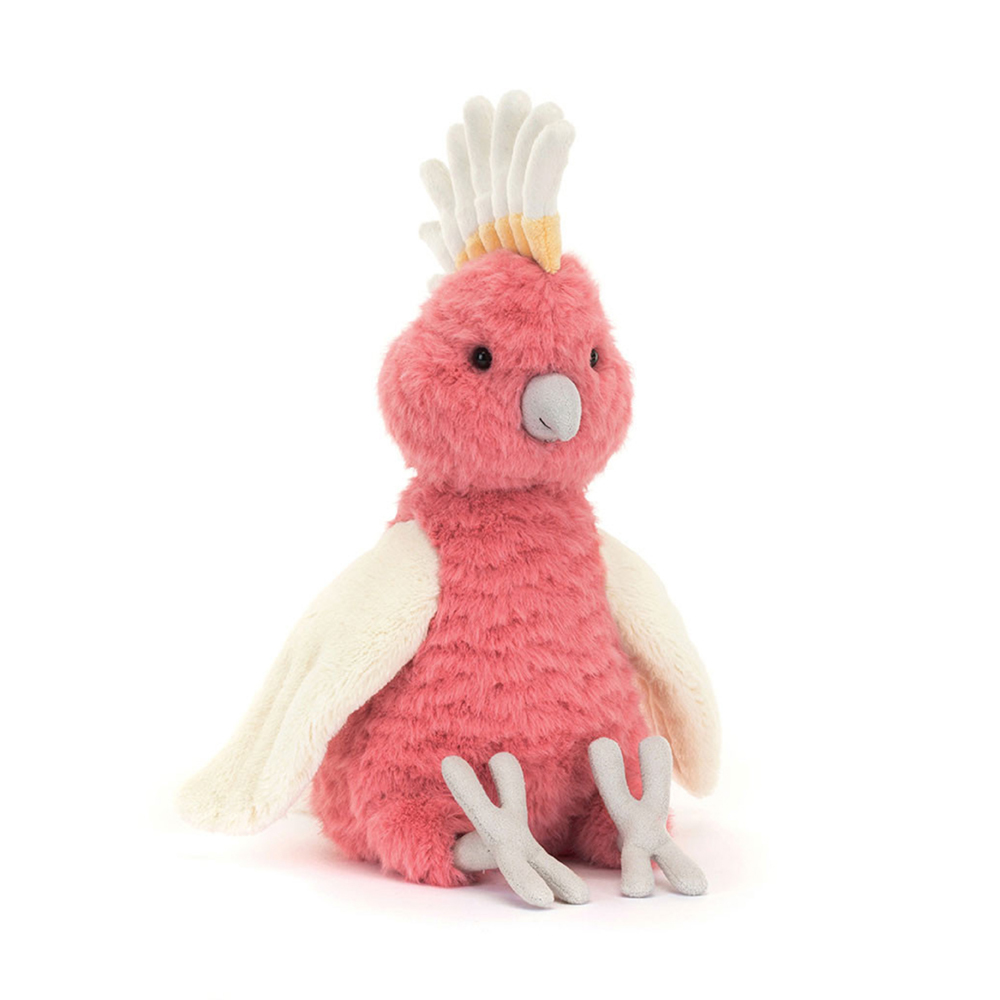 Jellycat Squawkatoo 粉紅鳳頭鸚鵡
