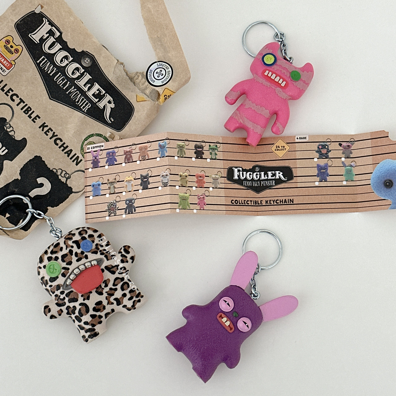 FUGGLER 牙齒怪 放克牙寶 調皮鬼系列 吊飾 鑰匙圈 公仔 盲包 盲袋 24款 / 現貨