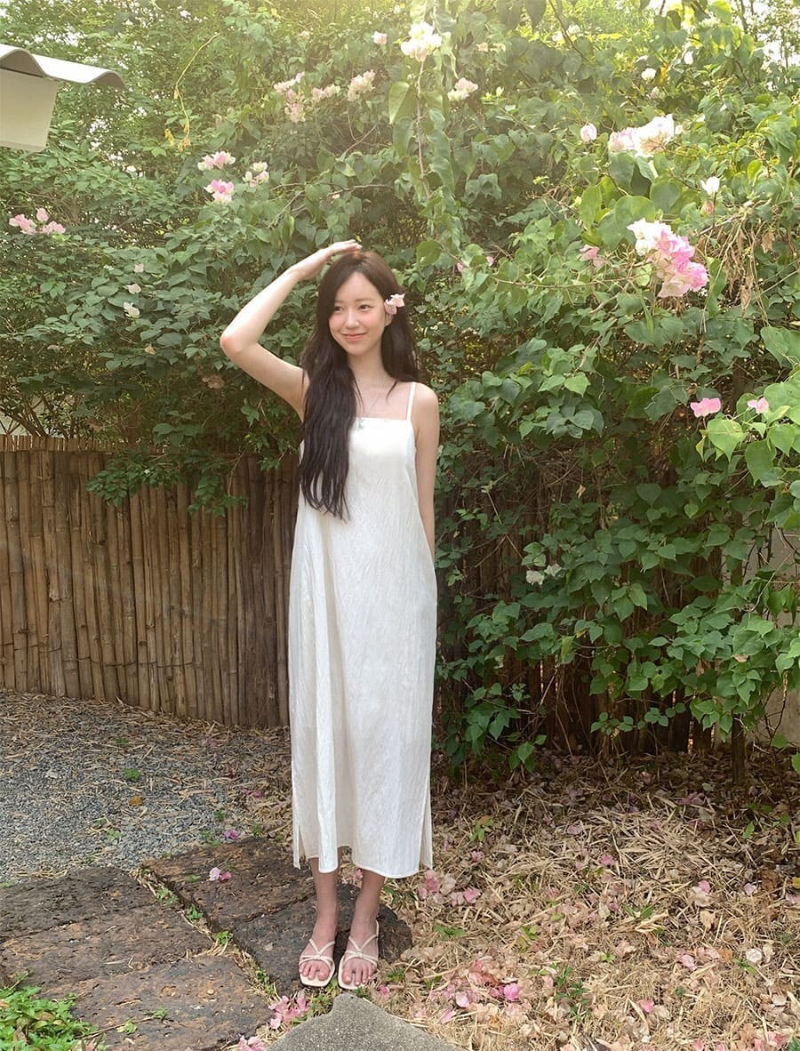 韓國Cherrykoko授權 夏涼後抓皺綁帶側開岔洋裝【MADE, CRKO】系列