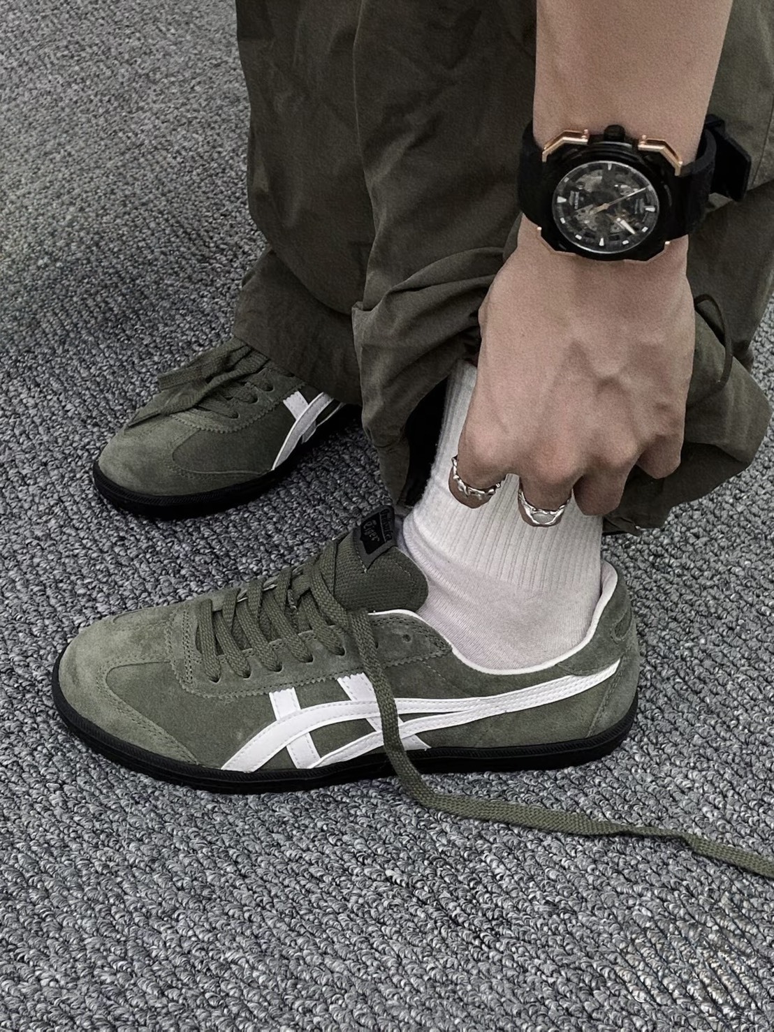 <超低價🔥> Onitsuka Tiger Tokuten 鬼塚虎 復古墨綠