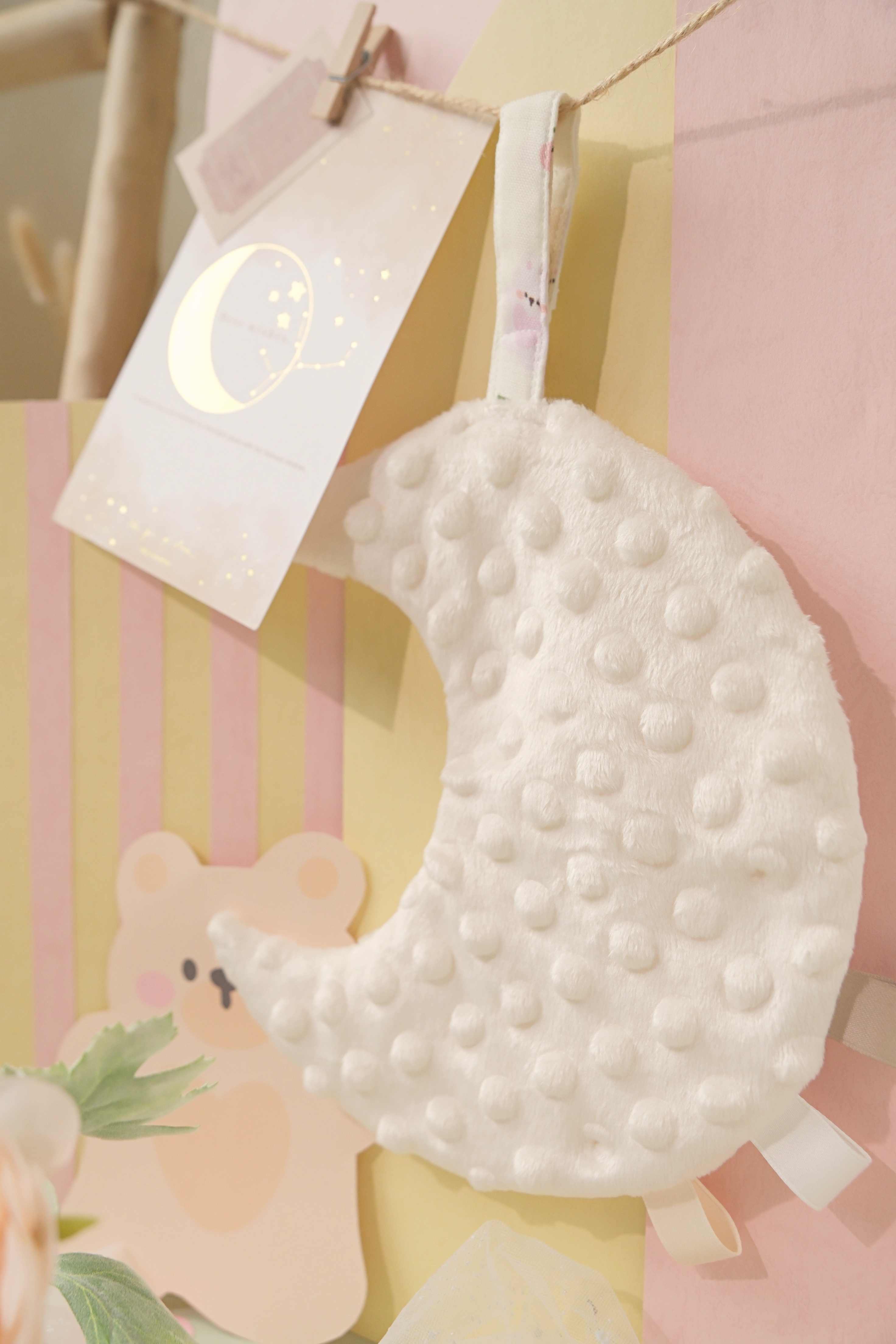 Hi Y.P store-獨家設計款-月光安撫巾-軟糖熊兔