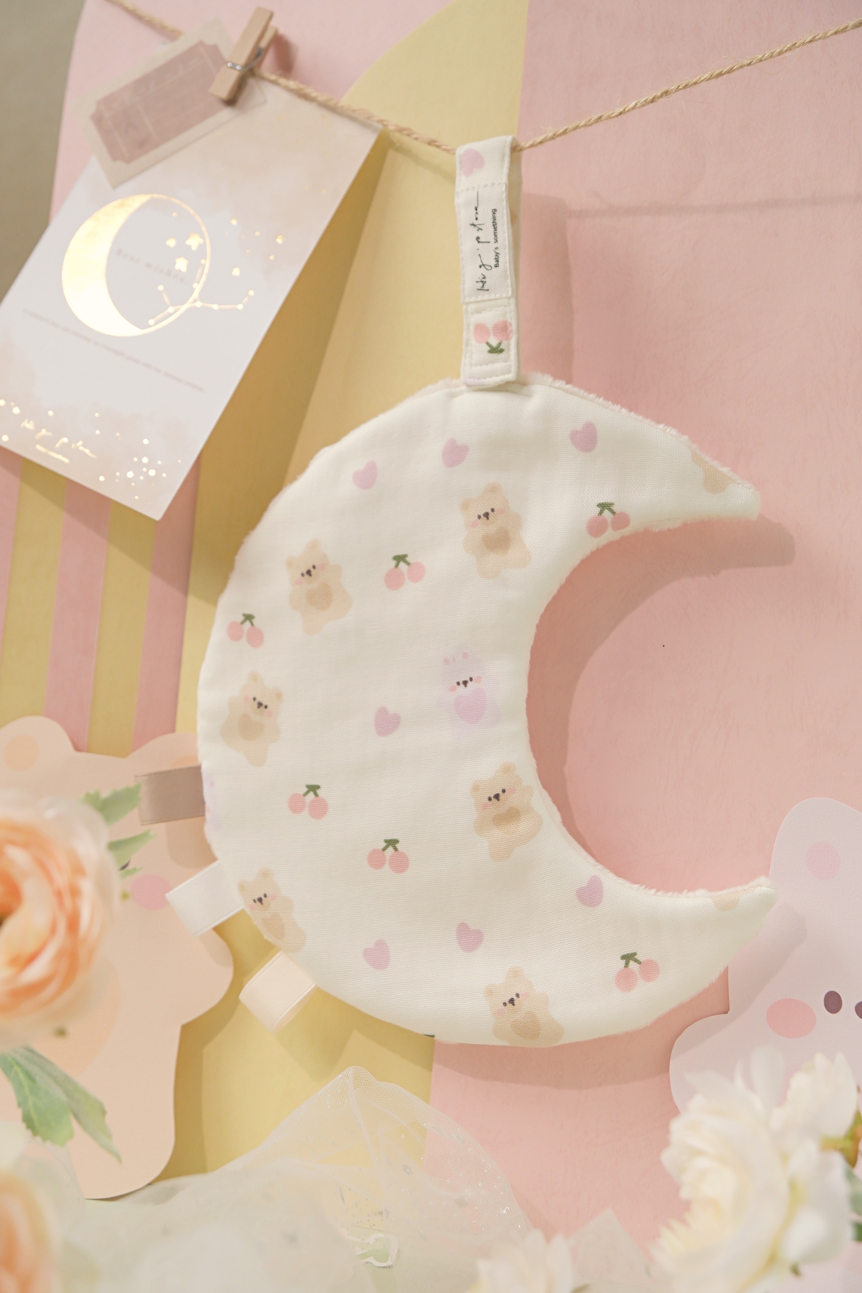 Hi Y.P store-獨家設計款-月光安撫巾-軟糖熊兔