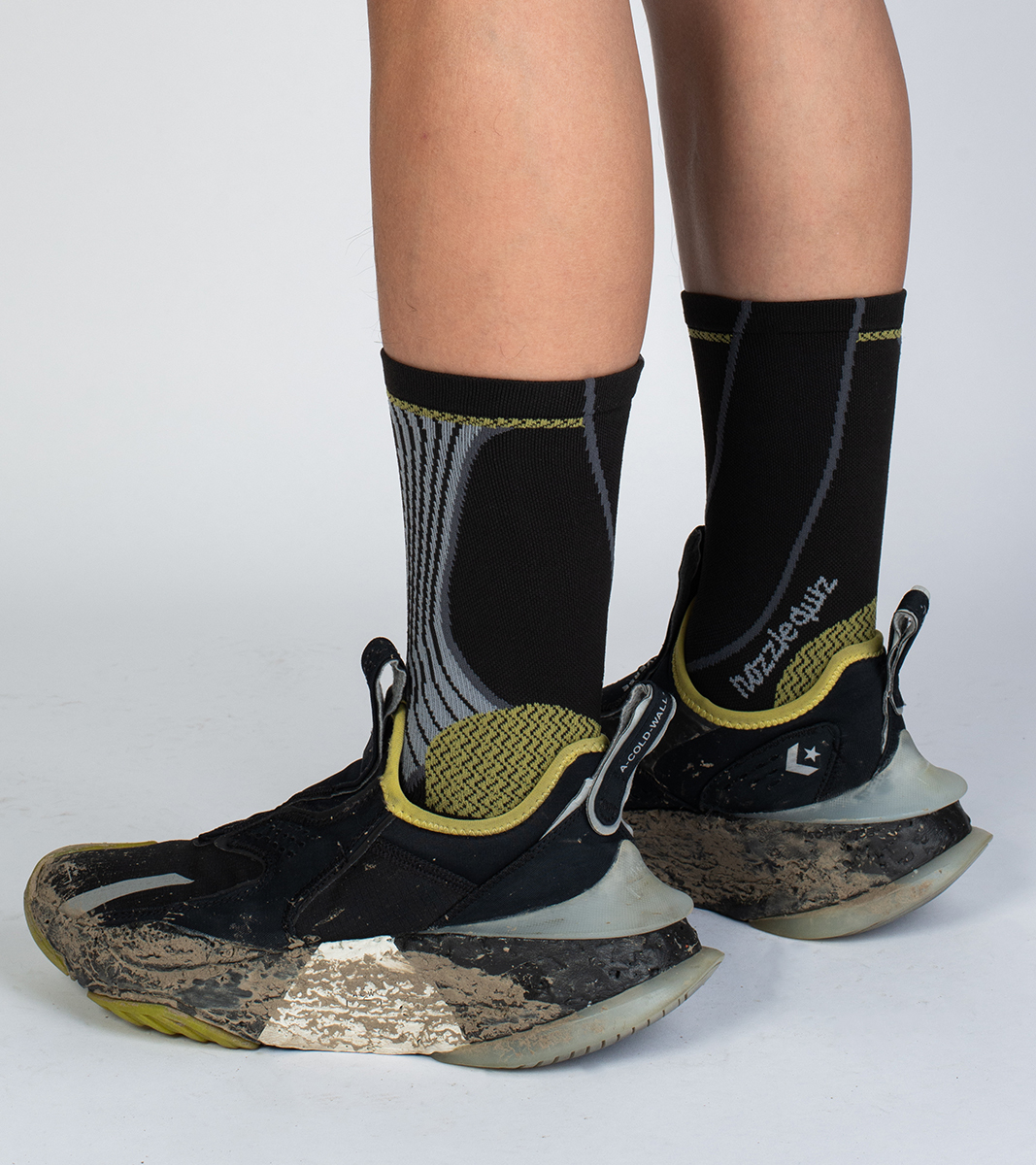 nozzle quiz®｜Cordura® Cay Crew Socks 中高筒休閒襪 (礁黑、礁杏、礁灰)