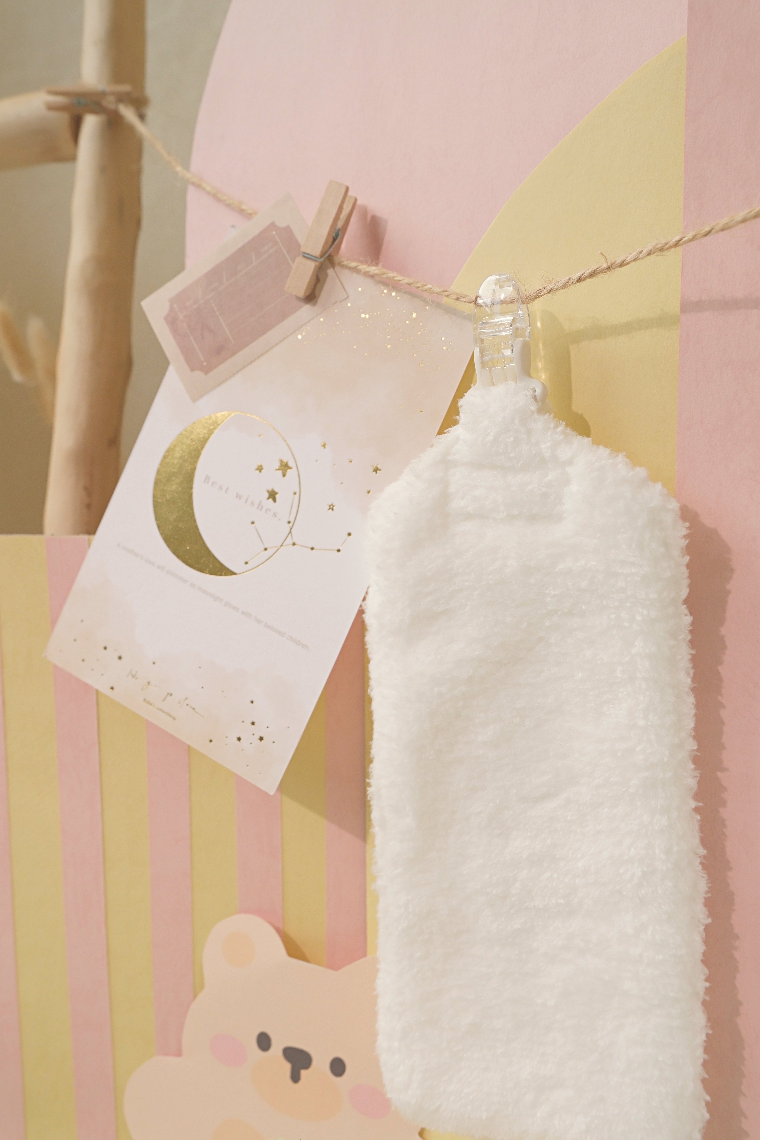 Hi Y.P store-手作手帕夾-獨家設計款-軟糖熊兔