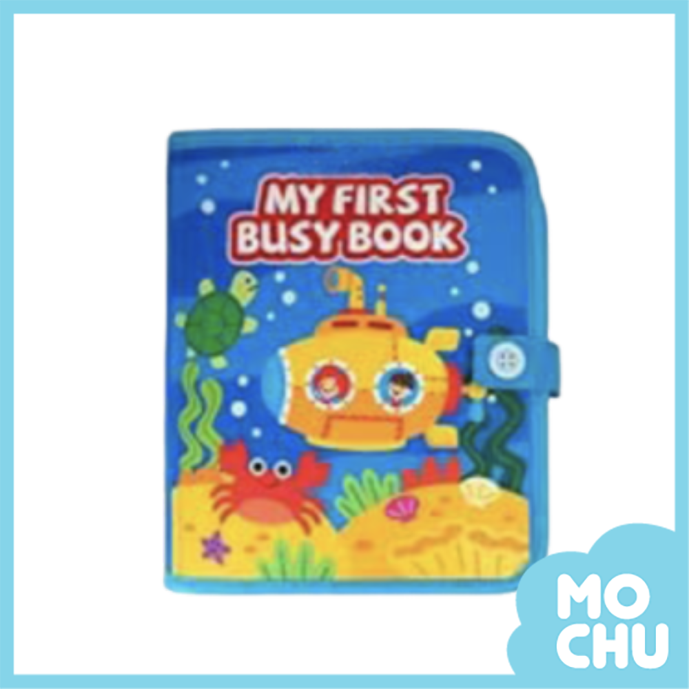 海洋動物毛氈互動益智書