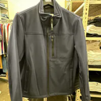 [S] DKNY NEW NVY SOFT SHELL JACKET, DXR03910-NNY [FINAL SALE (SD1307)