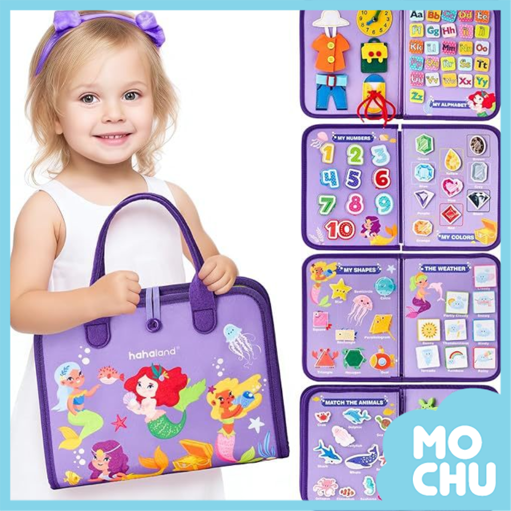 小手訓練互動益智書-紫色海洋