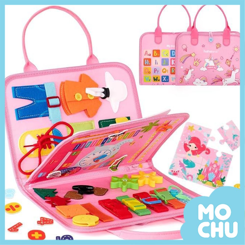 小手訓練互動益智書-粉色獨角獸