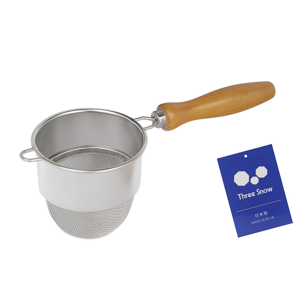 日本 三雪 Three Snow 茶隔連木柄 -10170