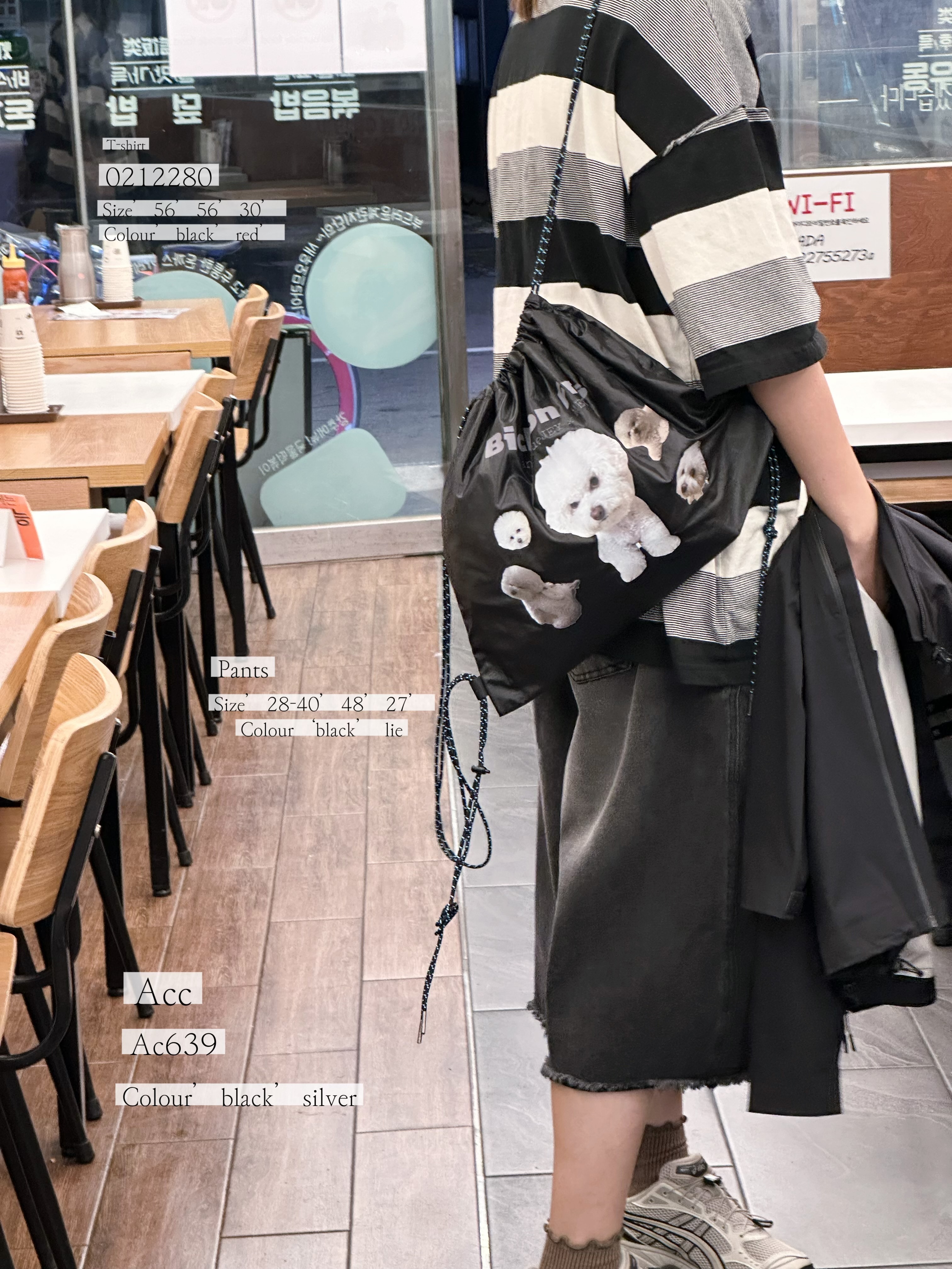 Ac639/韓國自家製我家我小狗袋只限直播下單有折扣三件包郵寄出LIVE限額送出MFG