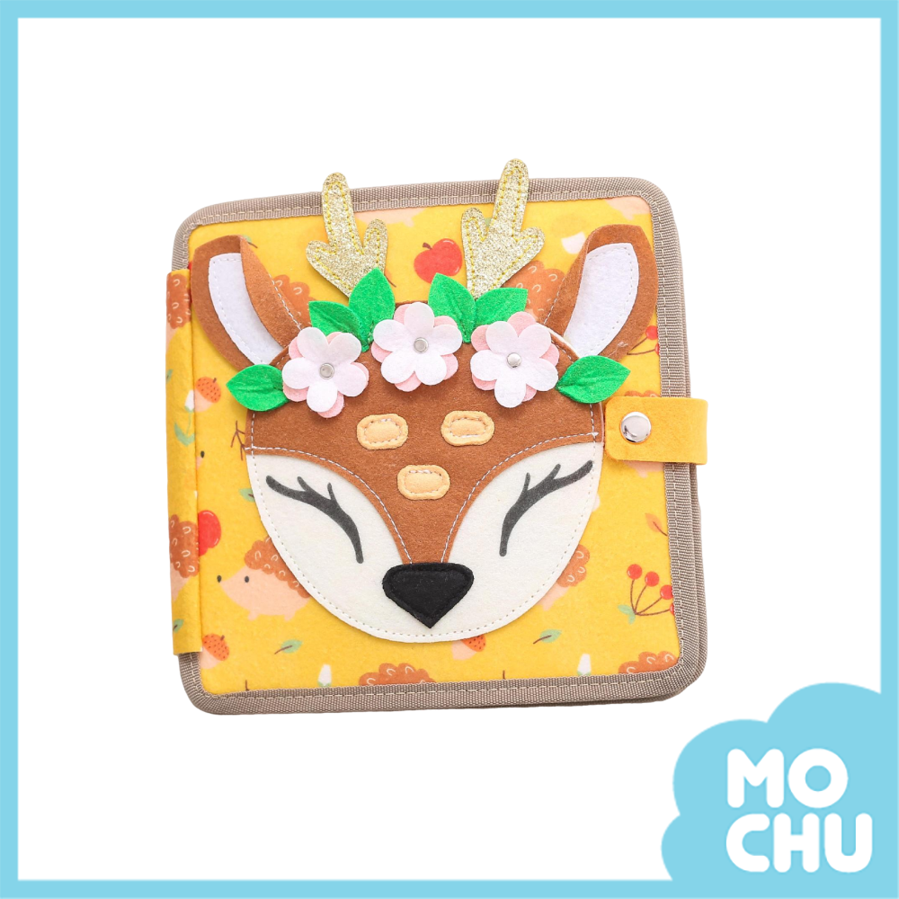 動物數字毛氈安靜書