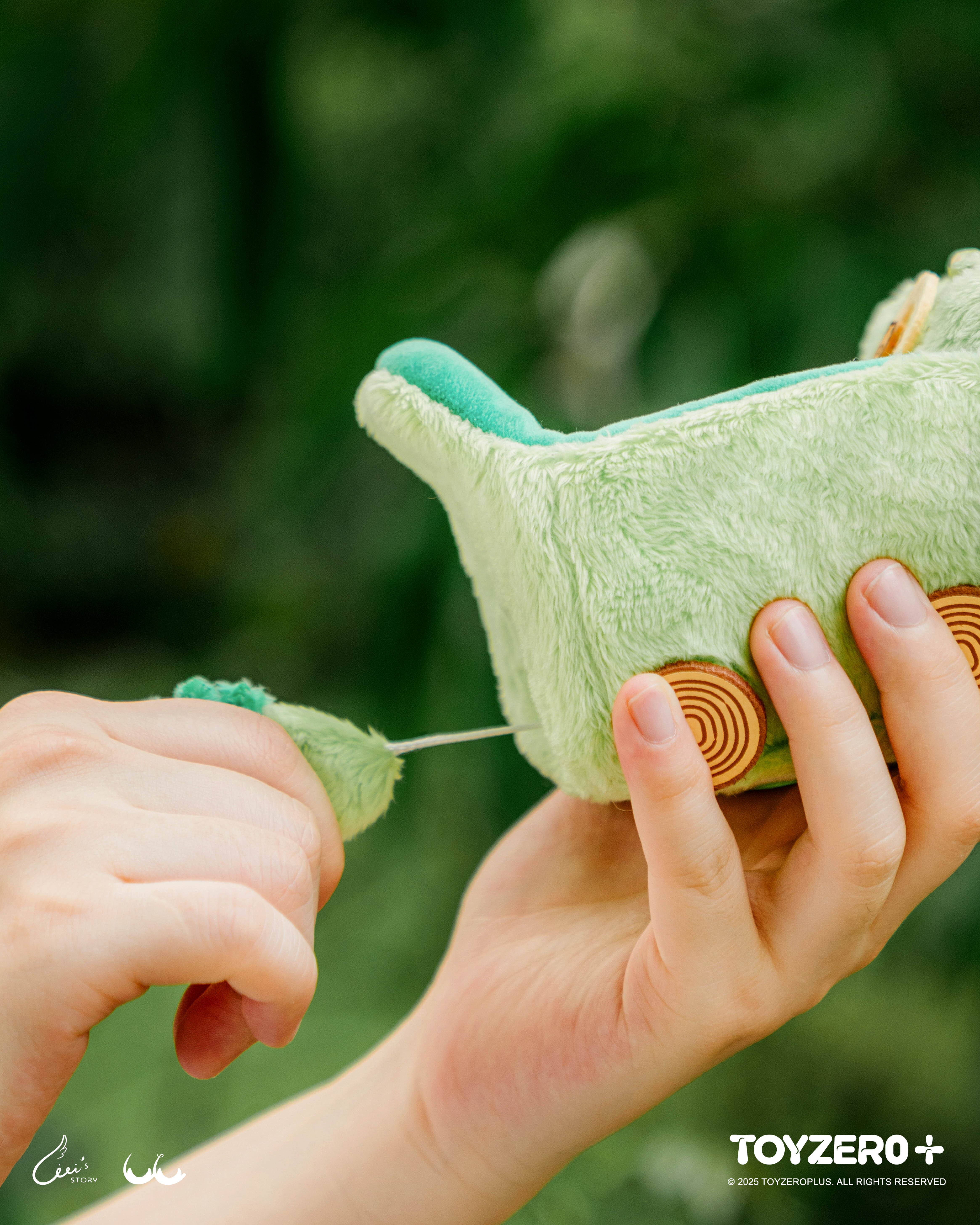 罐頭豬LuLu 動物派對 - 超速鱷魚Lu毛絨掛件