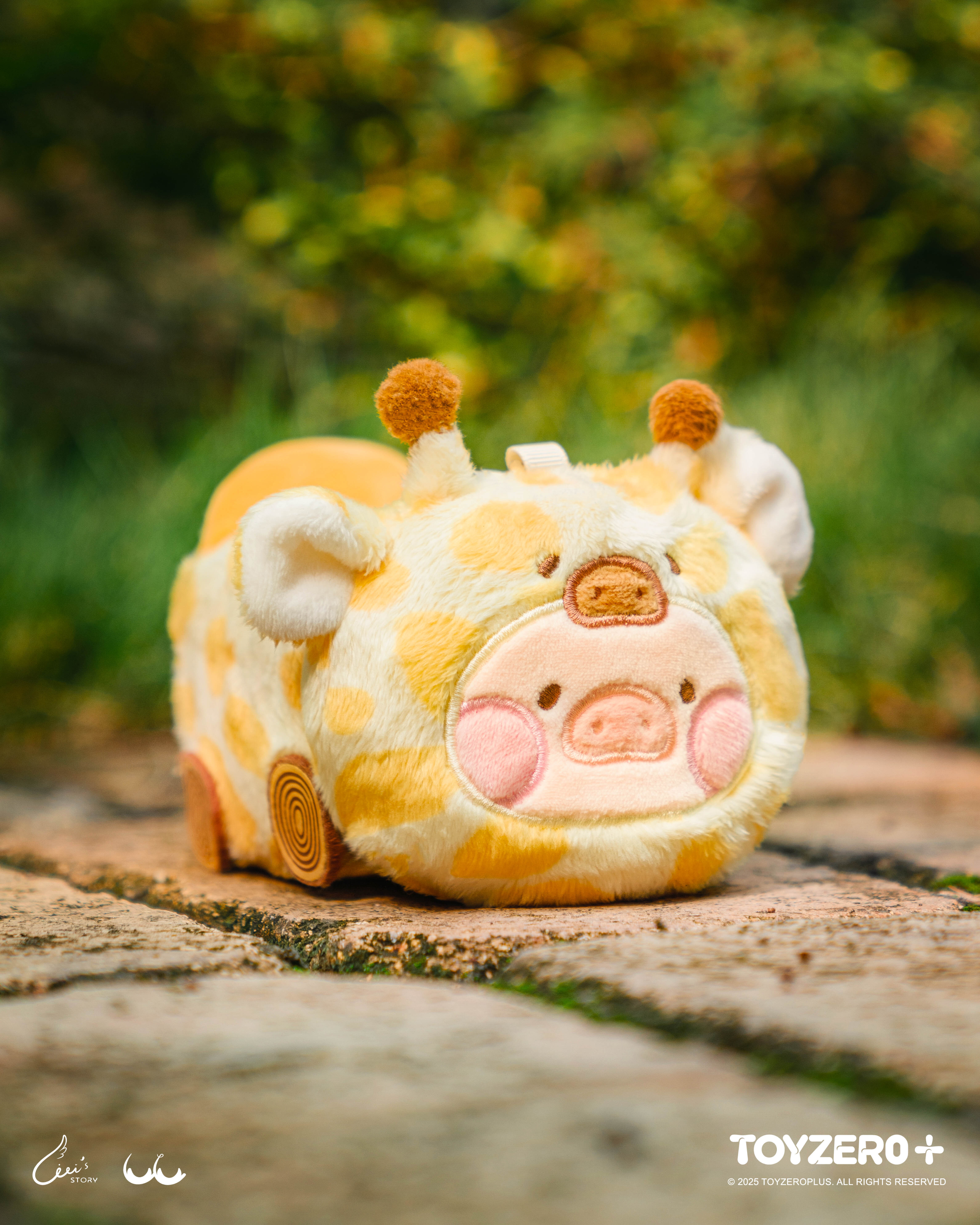 罐頭豬LuLu 動物派對 - 高速短頸鹿Lu毛絨掛件