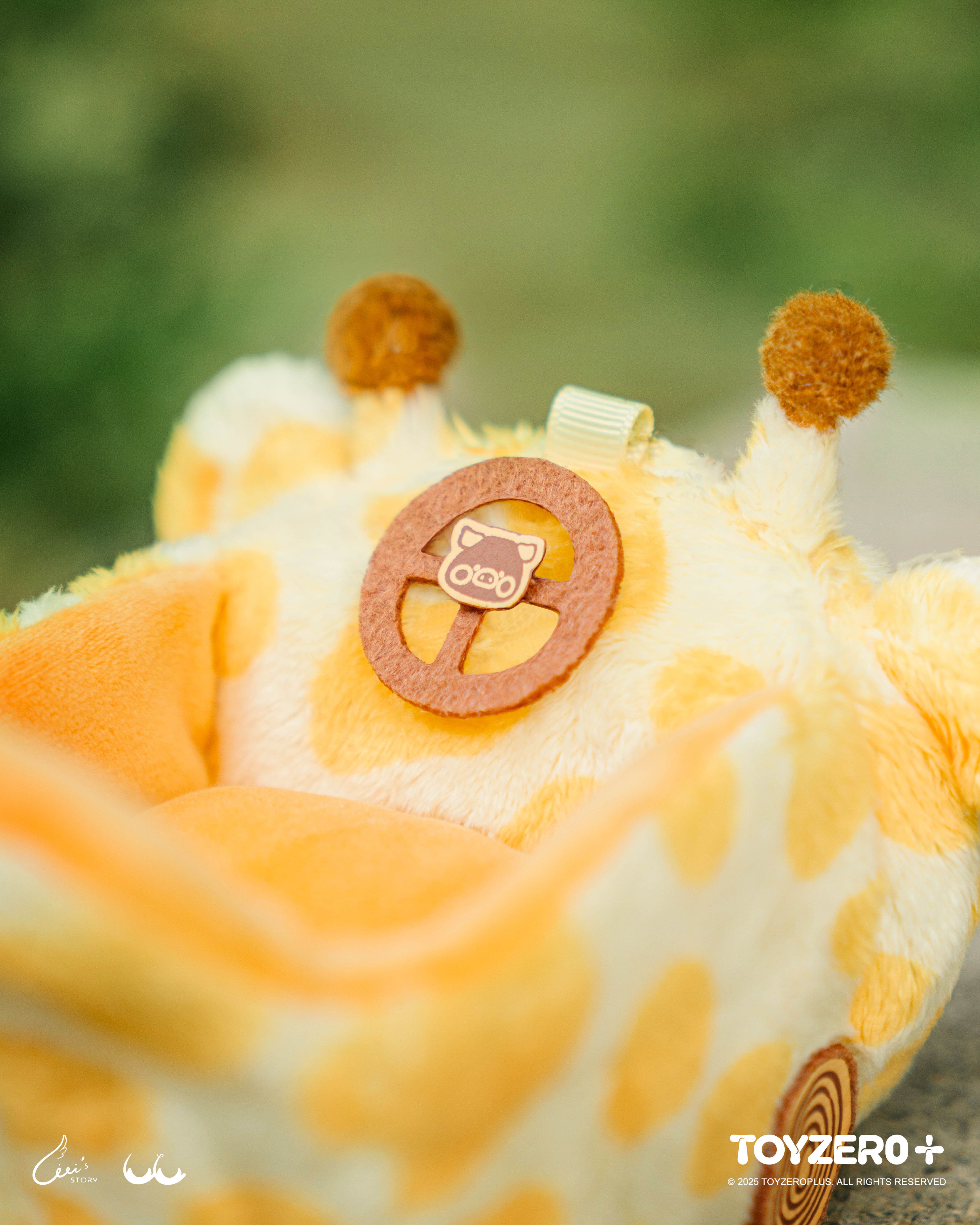 罐頭豬LuLu 動物派對 - 高速短頸鹿Lu毛絨掛件