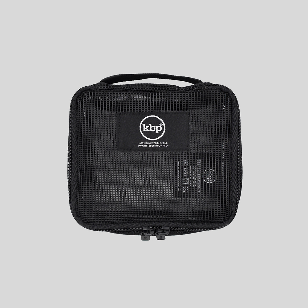 kitty bunny pony 防水網狀方形置物包