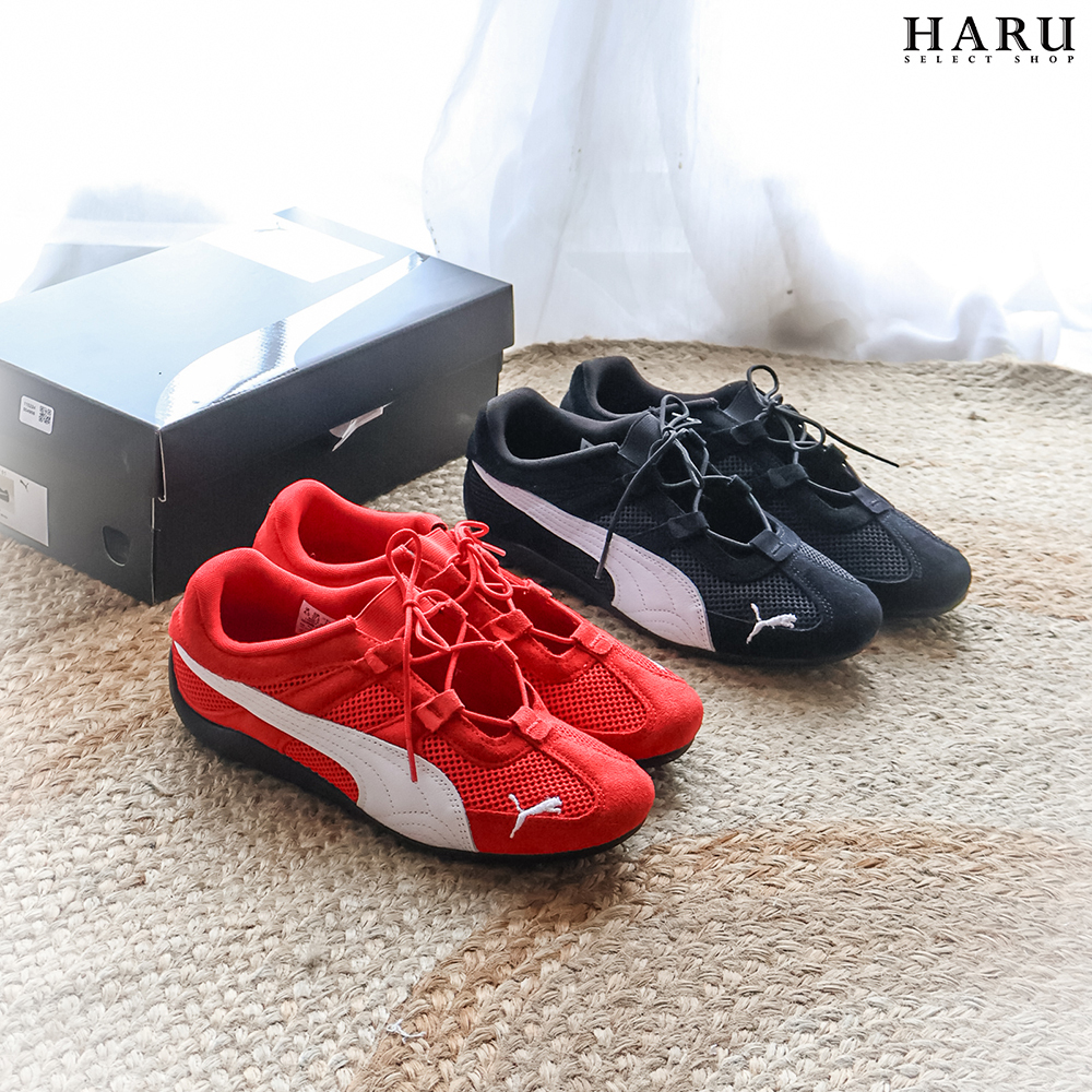 PUMA SPEEDCAT GO 芭蕾鞋 瑪麗珍 賽車鞋 黑白 紅白 復古休閒鞋 403589-02-01