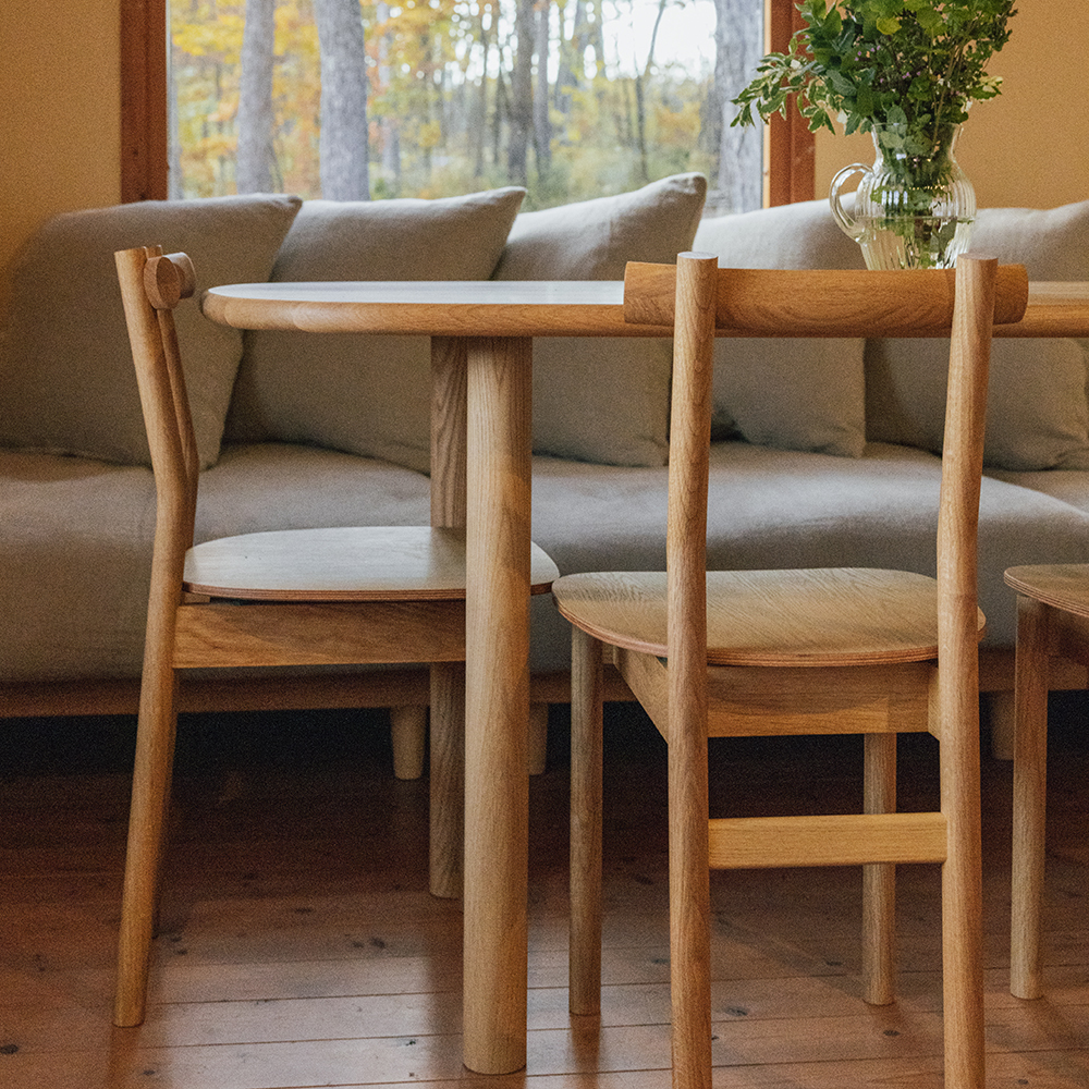 Omusubi Chair 無垢木餐椅