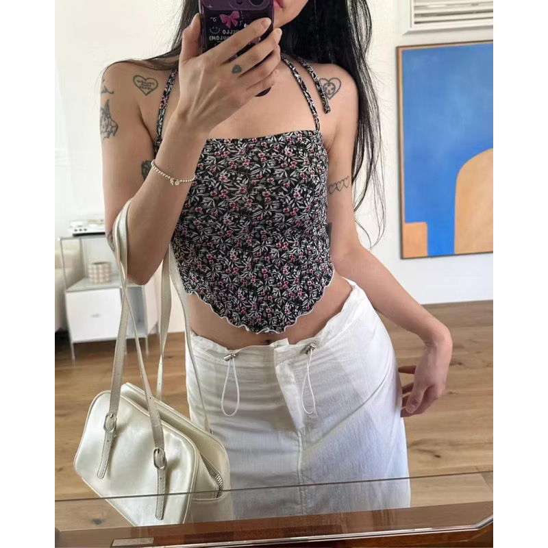 吊帶 木耳邊 微辣 抹胸