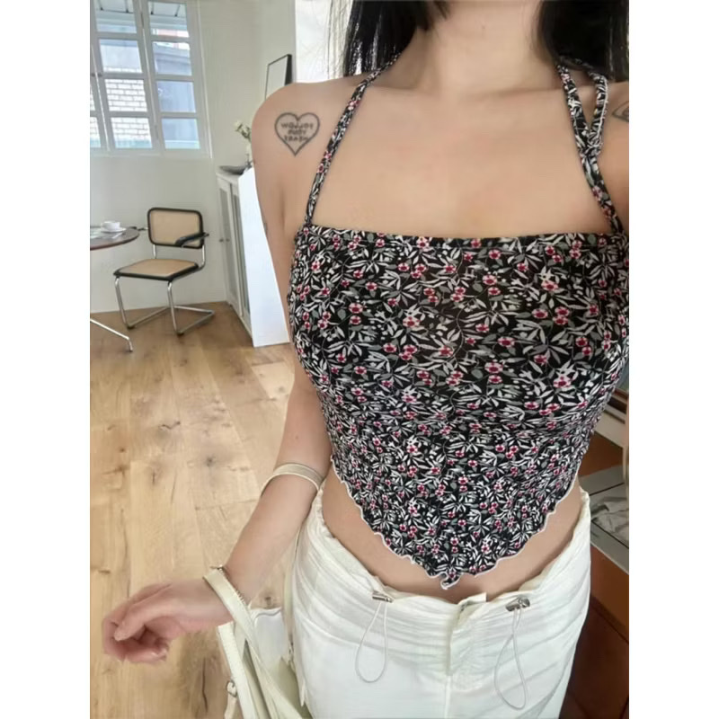 吊帶 木耳邊 微辣 抹胸