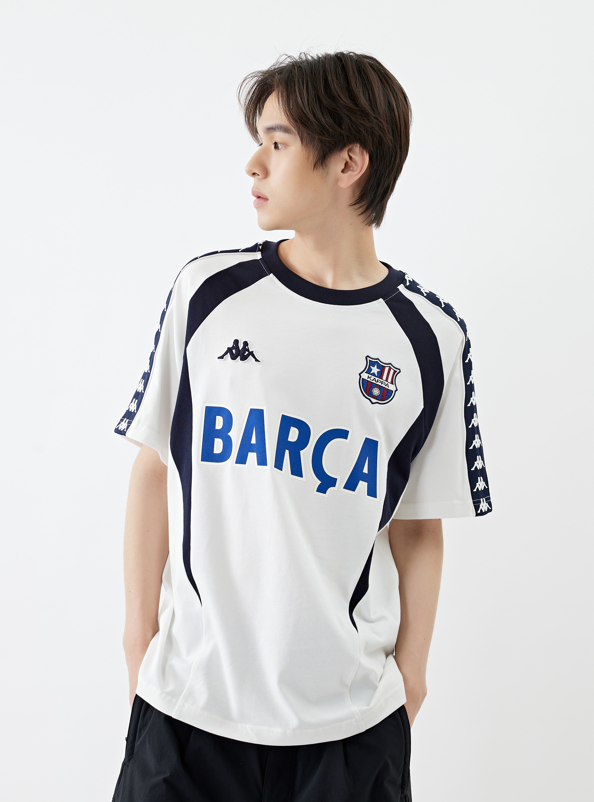 男女適穿 BANDA串標復古設計短袖T-Shirt