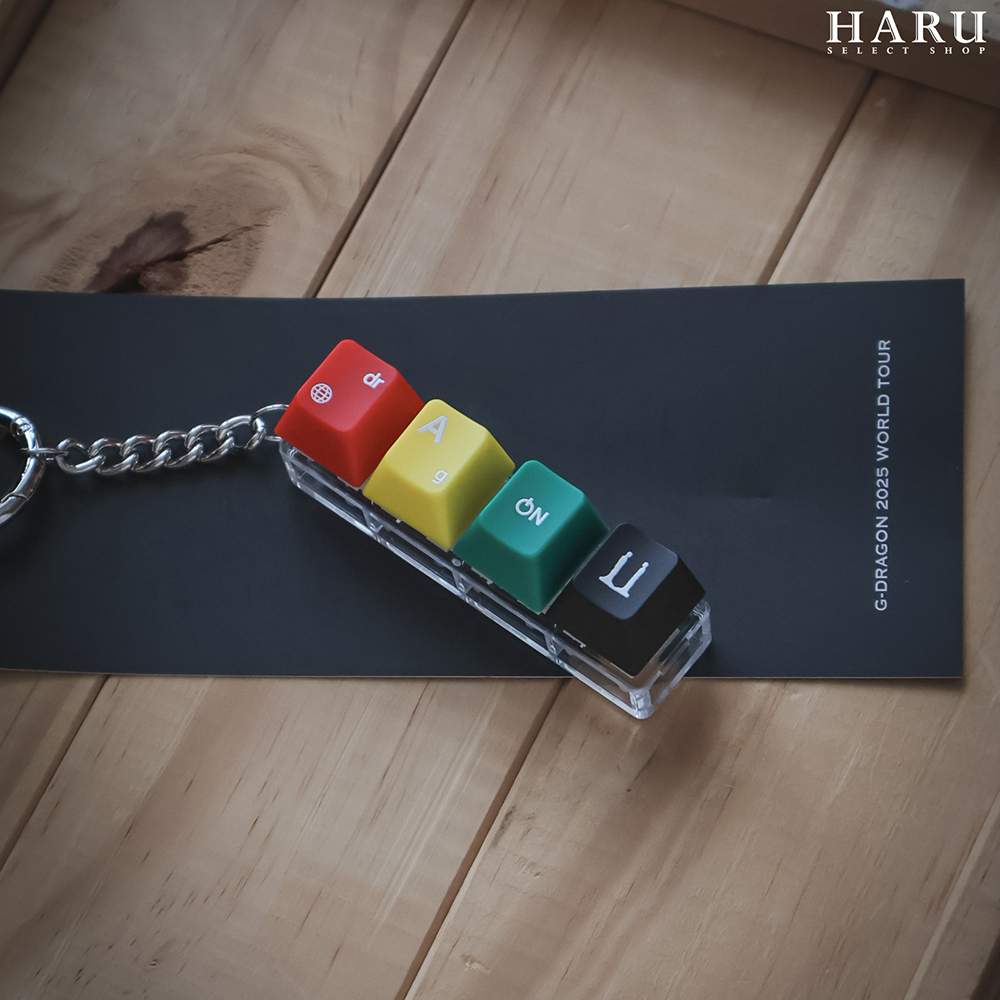 【G-DRAGON】 Ubermensch Keycap Keyring 🔥[B168預購]🔥 G–Dragon Ubermensch Keycap Keyring GD 彩色