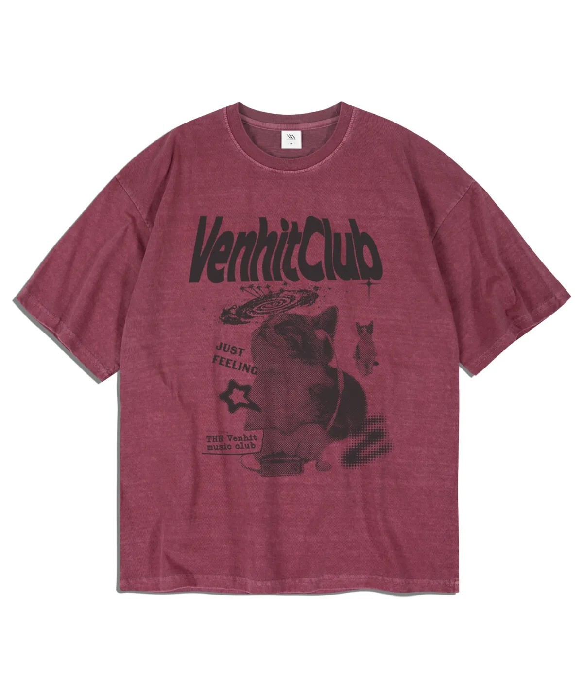 venhit - cats cosmos oversized tshirt (2 colors)