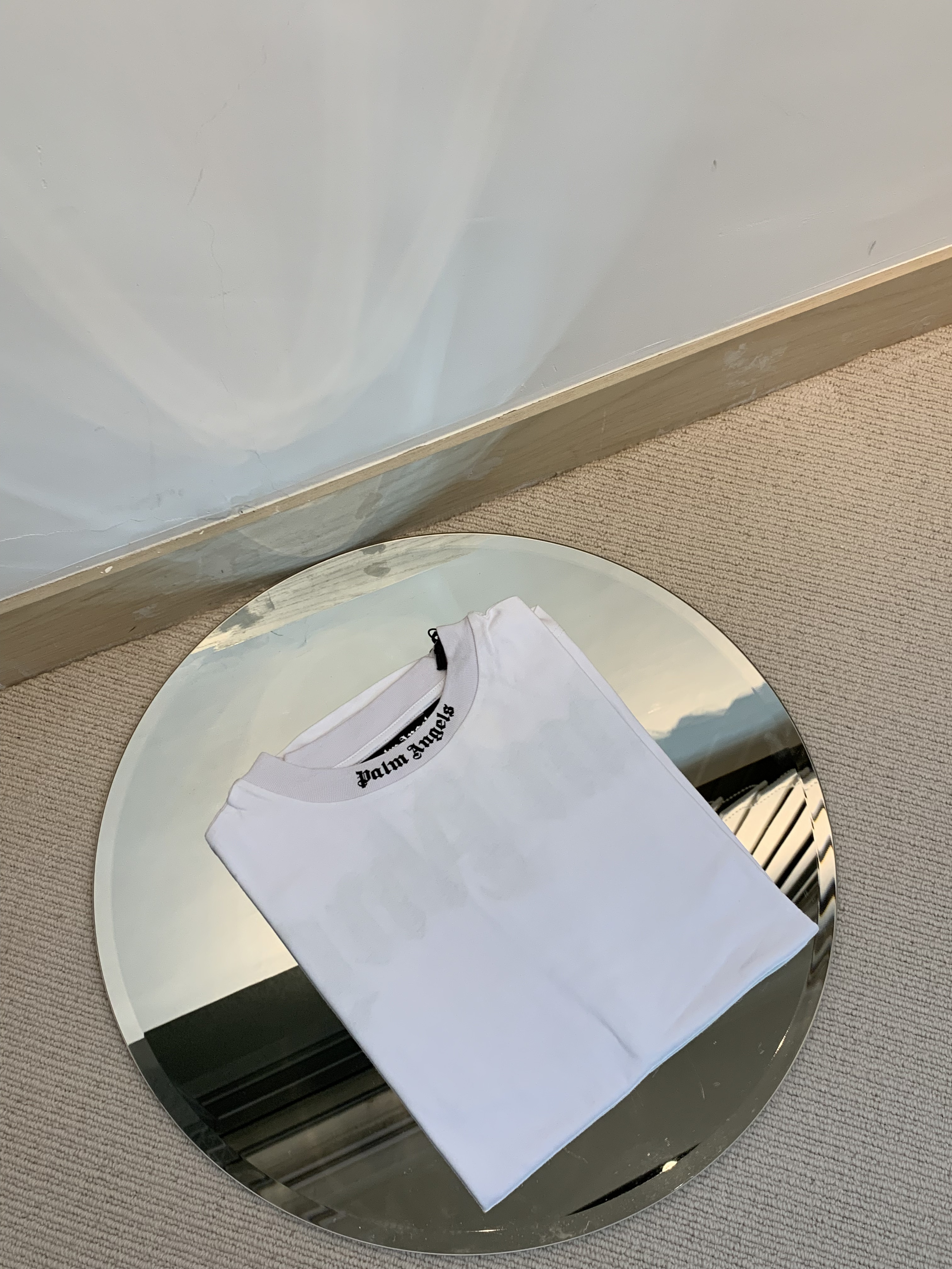 PALM ANGELS 字母休閒短袖T-shirt 白色