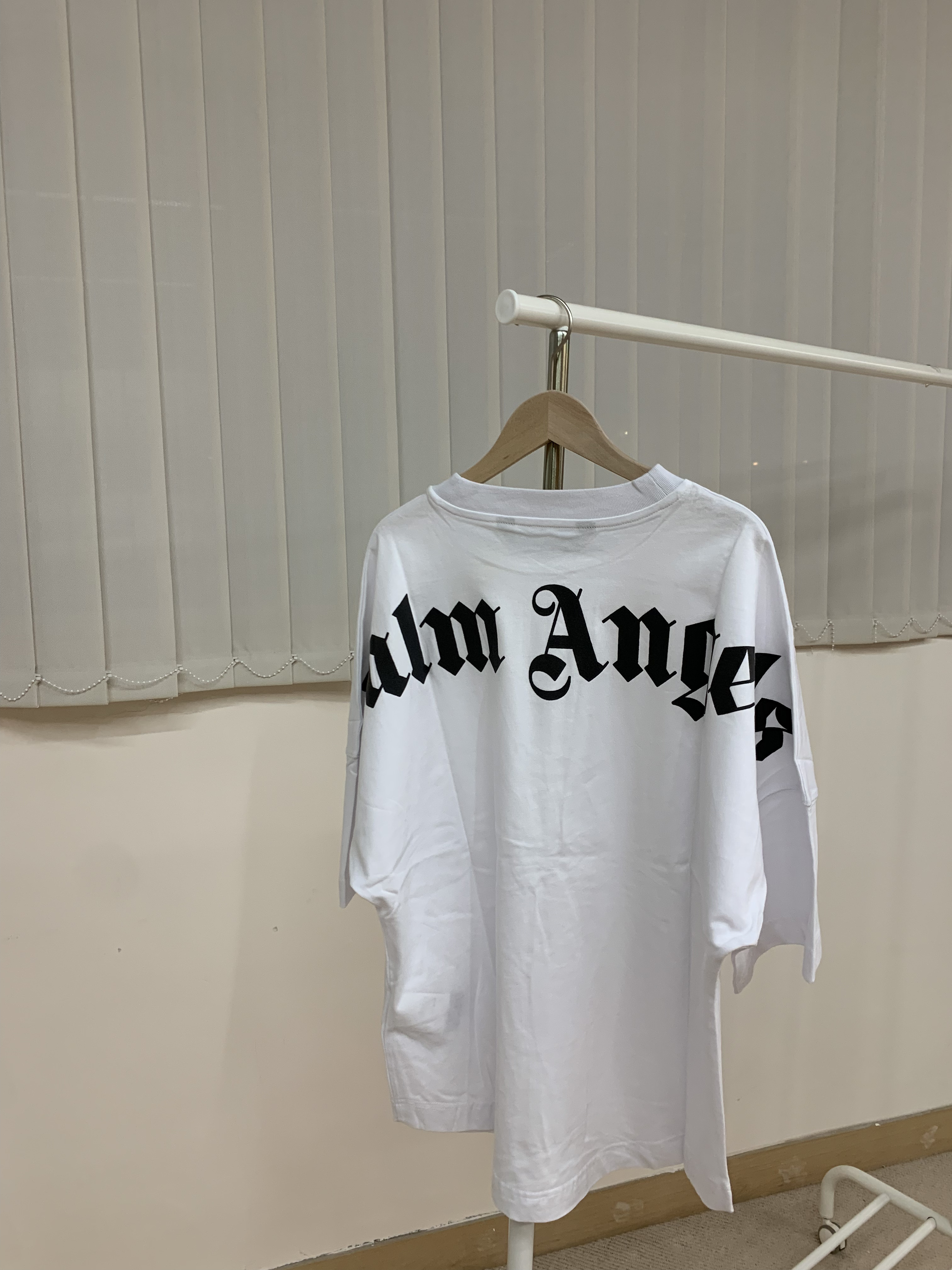 PALM ANGELS 字母休閒短袖T-shirt 白色