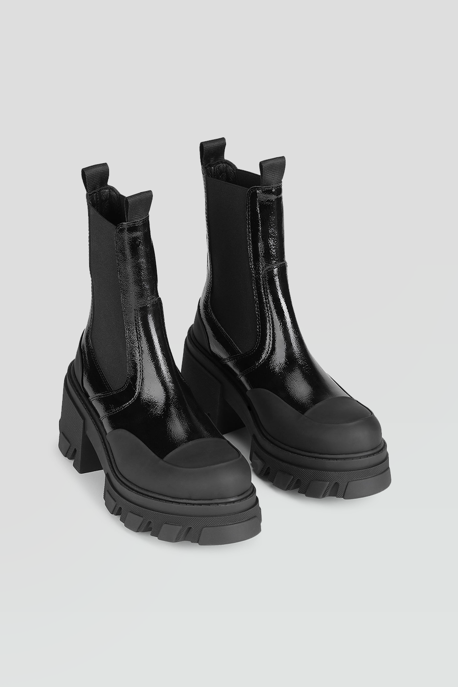 GANNI｜CHELSEA 中筒切爾西高跟靴