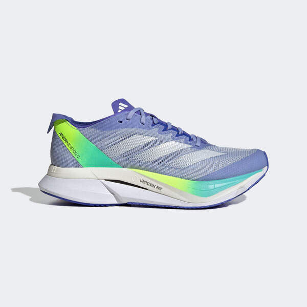 Adidas Adizero Boston 12 W IF9220 女 慢跑鞋 運動 競速 跑鞋 避震 輕量 淺藍