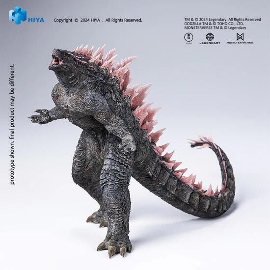 HIYA 海雅 代理版 哥吉拉與金剛 新帝國 Gxk 哥吉拉 2024 粉色背脊 進化版 PVC完成品 HI-204326