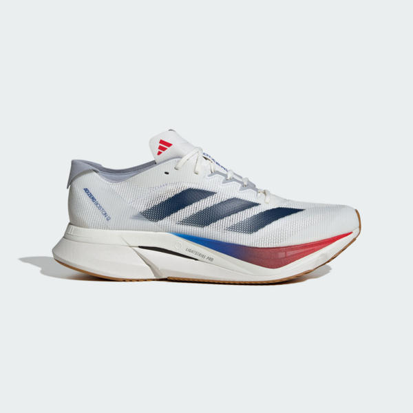 Adidas Adizero Boston 12 M JI4476 男女 慢跑鞋 運動鞋 中長跑 緩衝 彈力 白 藍