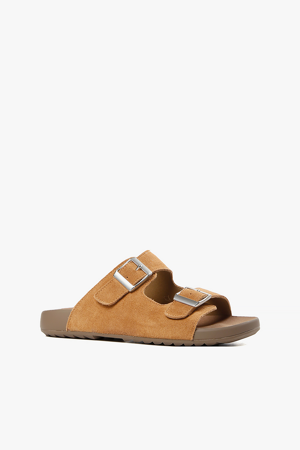 Earth Lady 麂皮柔軟膠底涼鞋