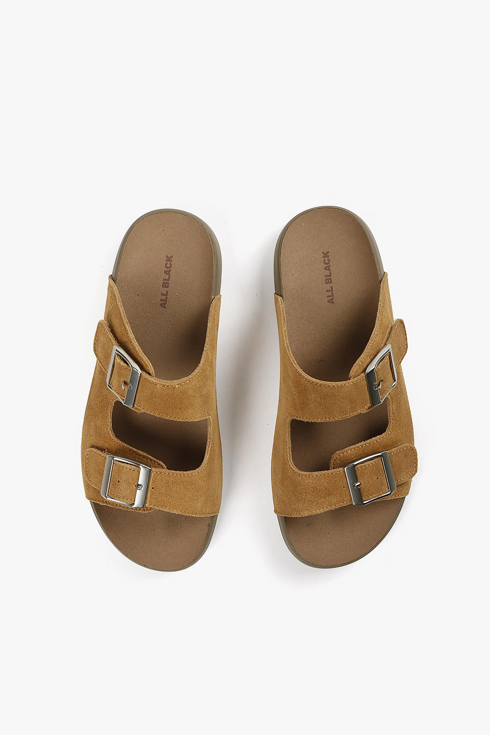 Earth Lady 麂皮柔軟膠底涼鞋