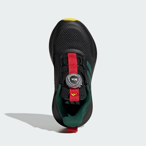 Adidas Fortarun 3.0 Boa K JI2197 中童 運動鞋 慢跑鞋 無鞋帶 舒適 緩震 黑綠紅