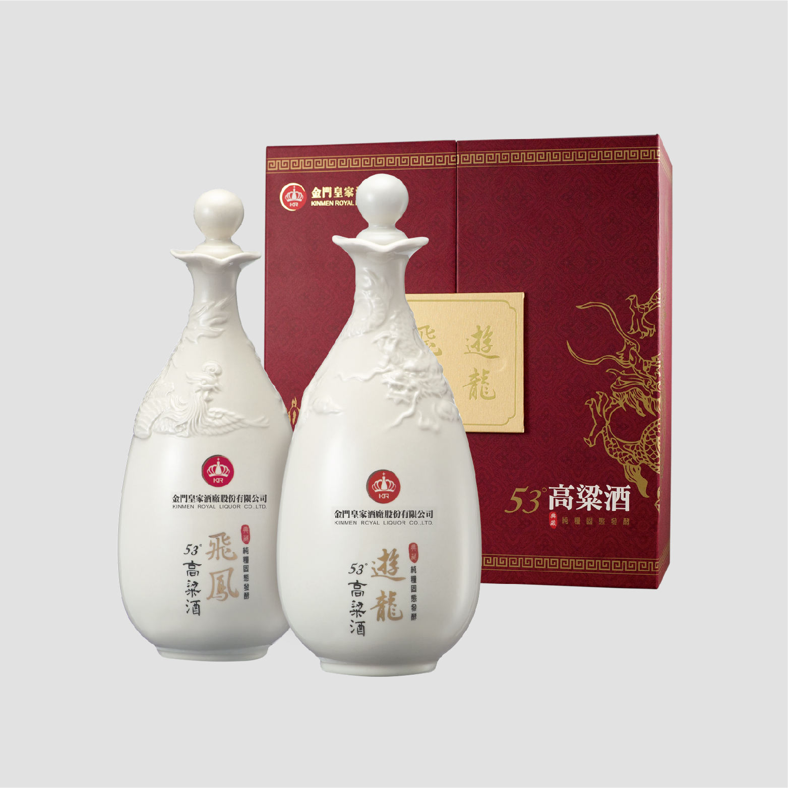 53度0.6L 遊龍飛鳳雙瓶禮盒組