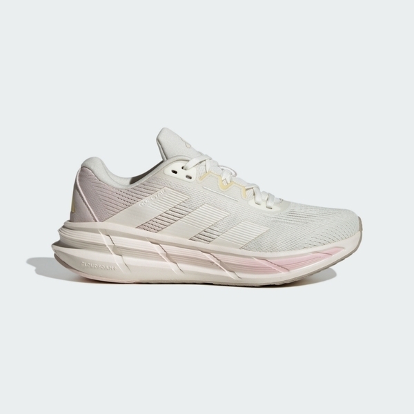 Adidas Questar 3 W ID8741 女 慢跑鞋 運動 訓練 緩震 透氣 跑鞋 灰白 粉