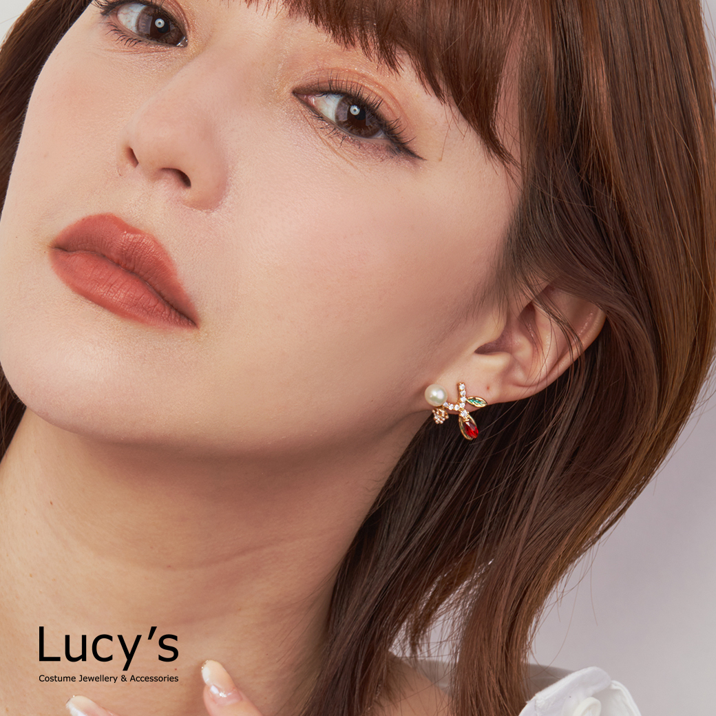 枝枒椹果 耳環 (三色) (95570/95571/95572)