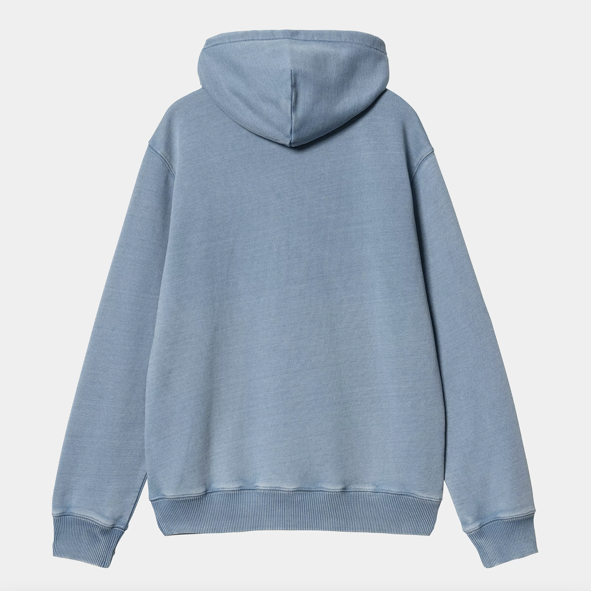 -(B2e03)-CARHARTT WIP HOODED INGO SWEATSHIRT 愛心 布貼 帽Ｔ 單寧藍/米白-I034498