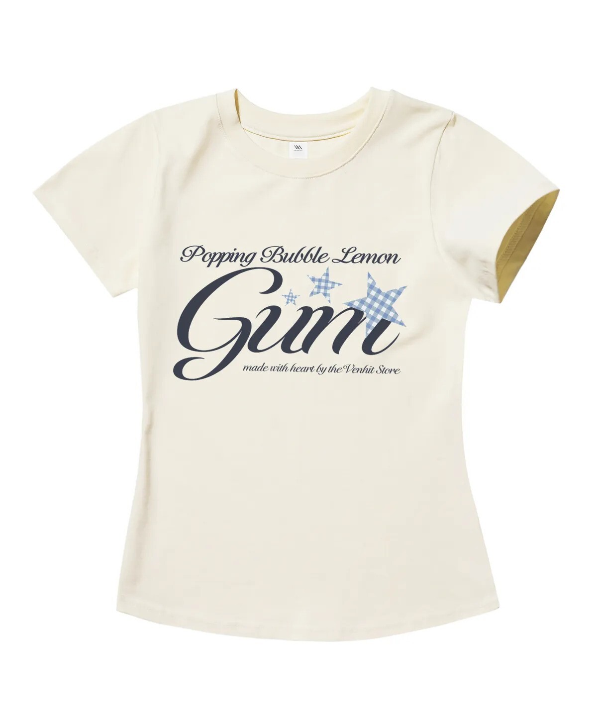 venhit - popping gum slim fit tshirt (3 colors)