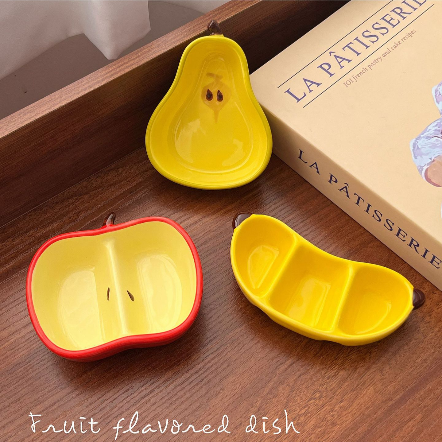 《5990》水果造型陶瓷味碟